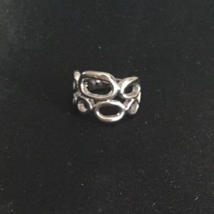 Lia Sophia Silver Ring size 7